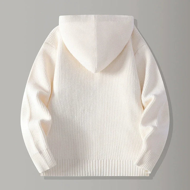 Austin | Men's Hooded Ribbed Cardigan