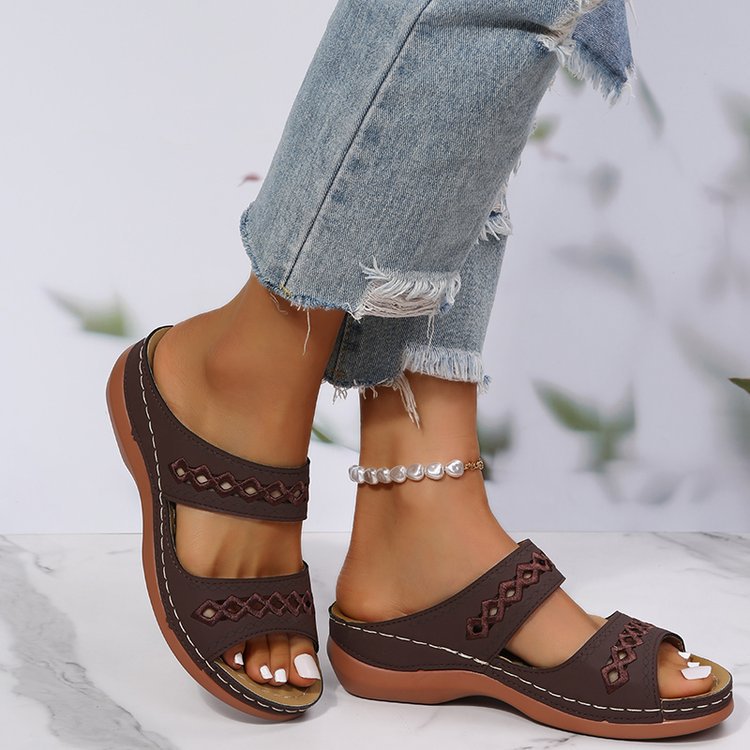 Terri - Orthopedic Wedge Sandals