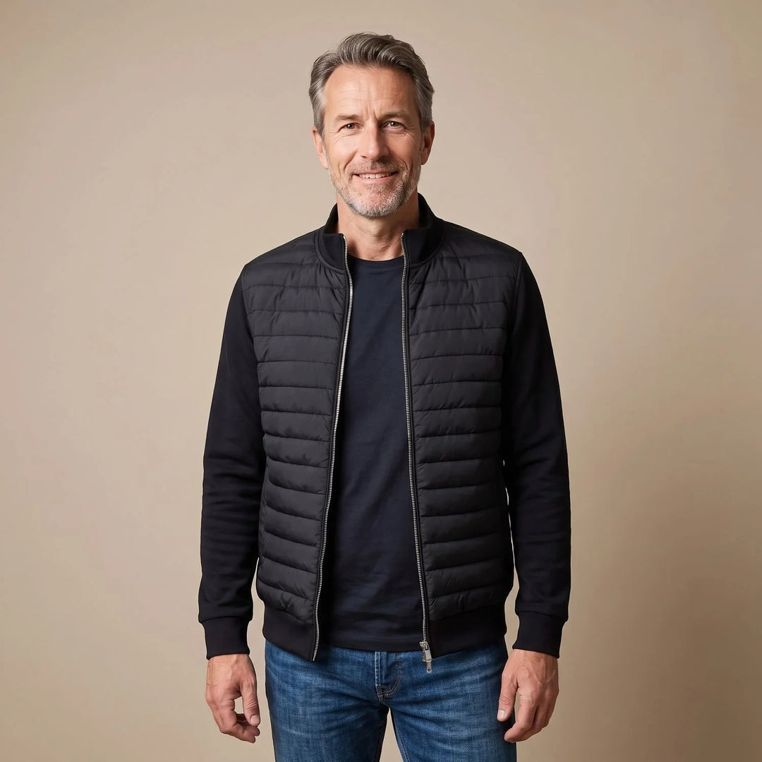 Bertie | Men's Stand Collar Hybrid Lightweight Jacket