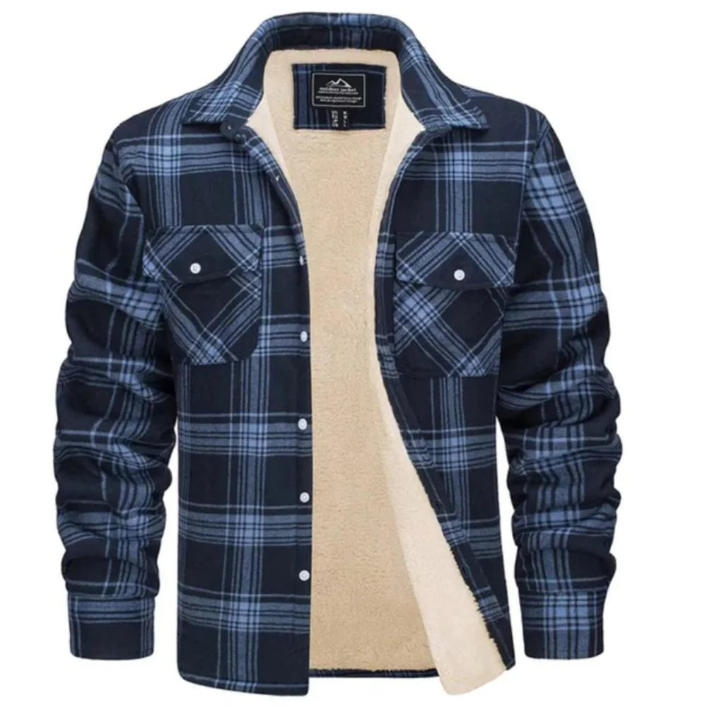Brett | Men's Lined Flannel Shirt Jacket