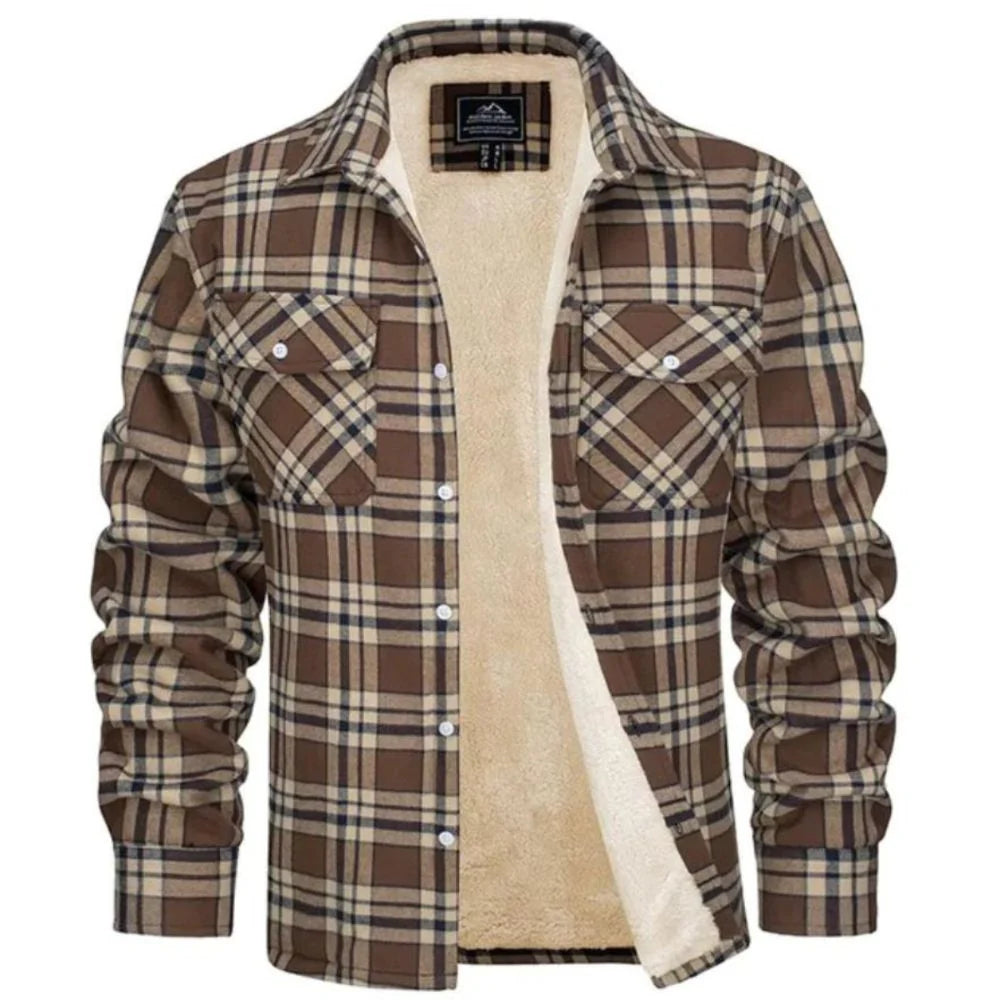 Brett | Men's Lined Flannel Shirt Jacket