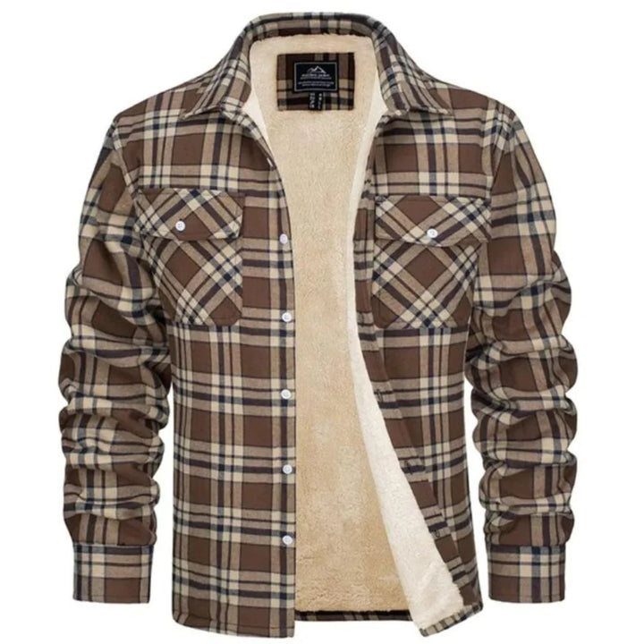 Brett | Men's Lined Flannel Shirt Jacket