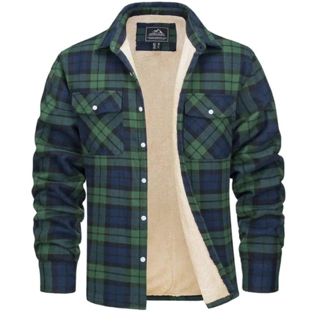 Brett | Men's Lined Flannel Shirt Jacket