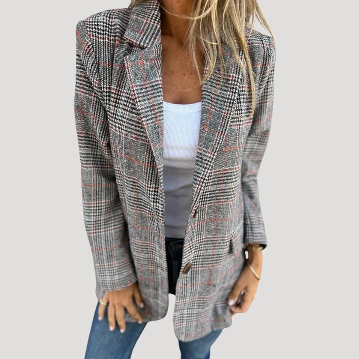 Candace | Women's Tailored Check Blazer