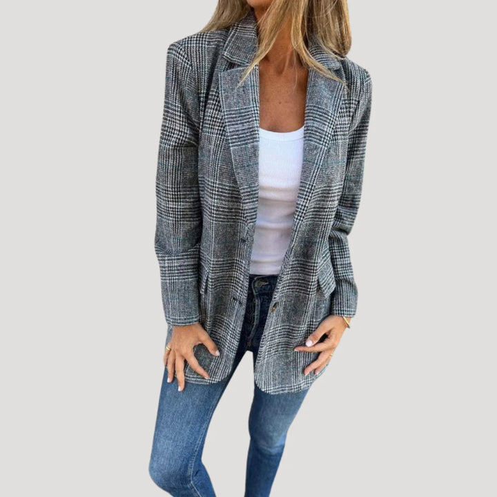 Candace | Women's Tailored Check Blazer