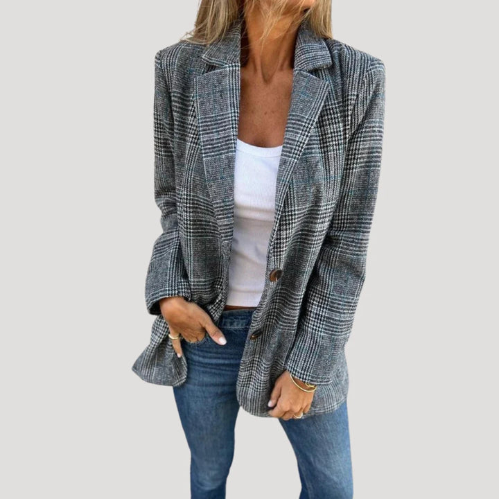 Candace | Women's Tailored Check Blazer