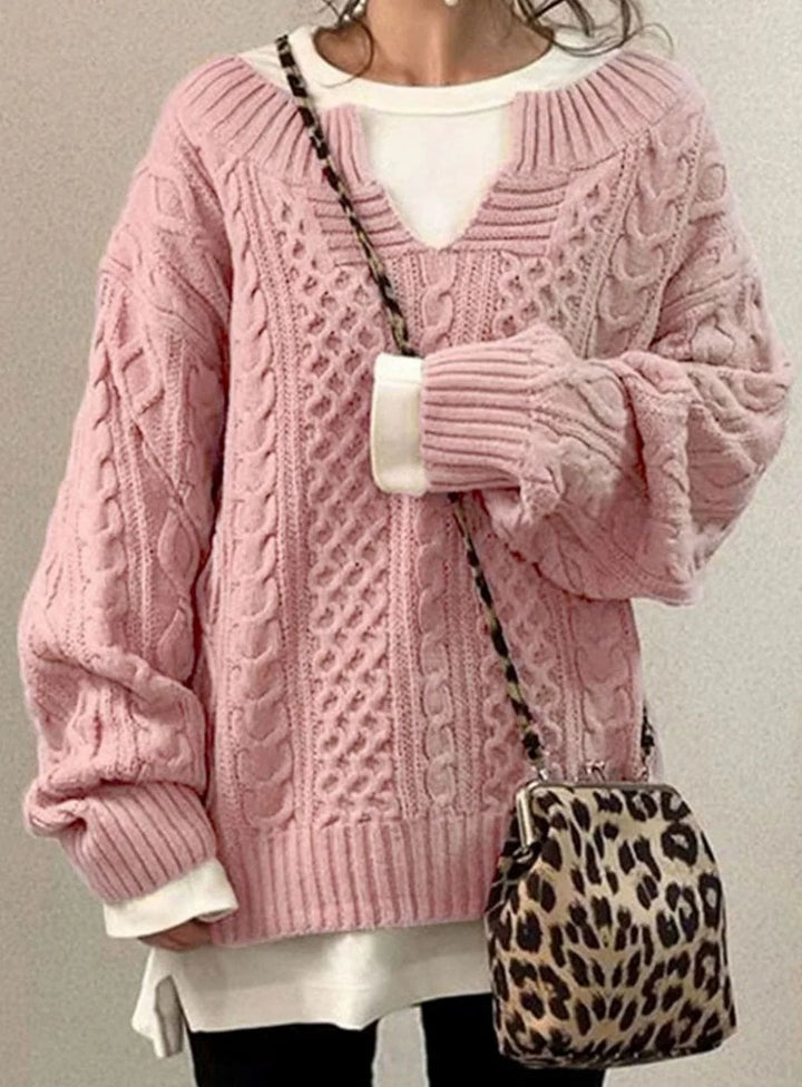 Carly | Women's Oversized Cable-Knit Jumper