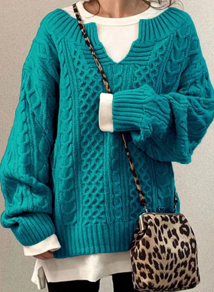 Carly | Women's Oversized Cable-Knit Jumper