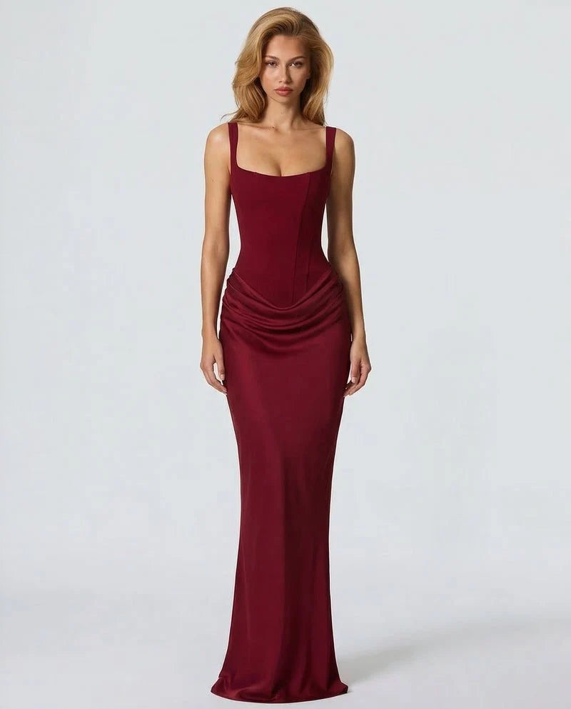 Carol | Women's Corset Maxi Dress