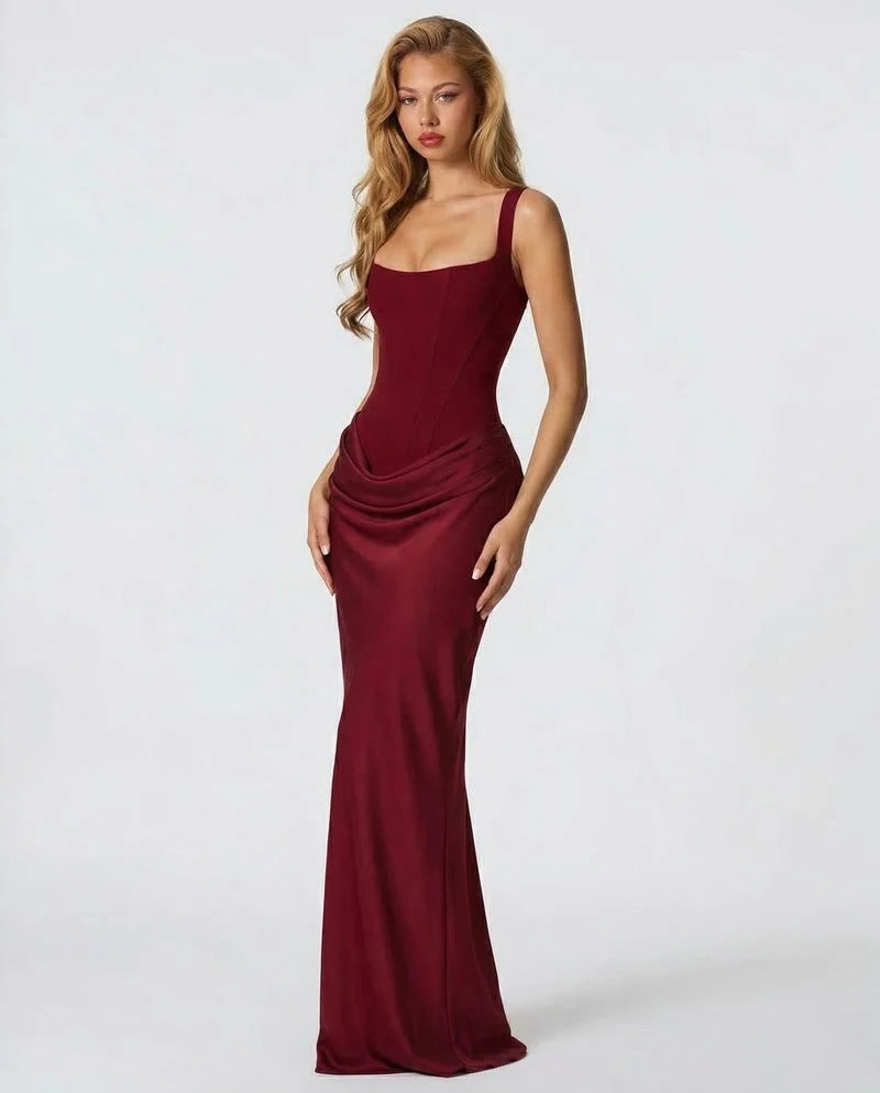Carol | Women's Corset Maxi Dress