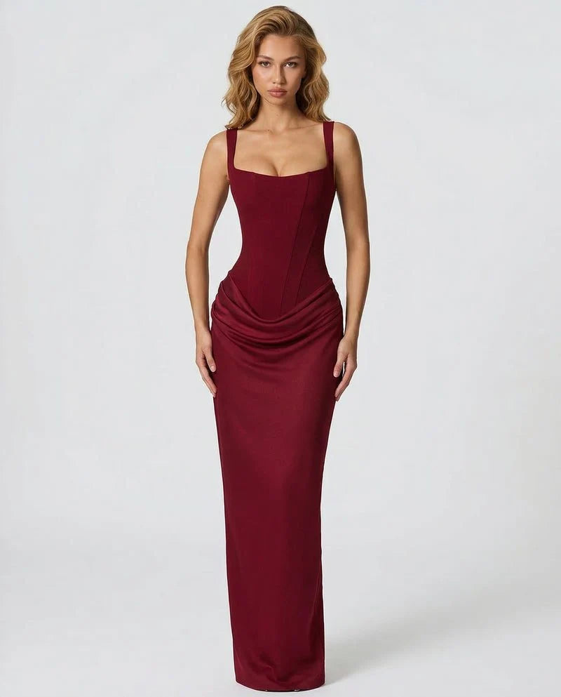 Carol | Women's Corset Maxi Dress