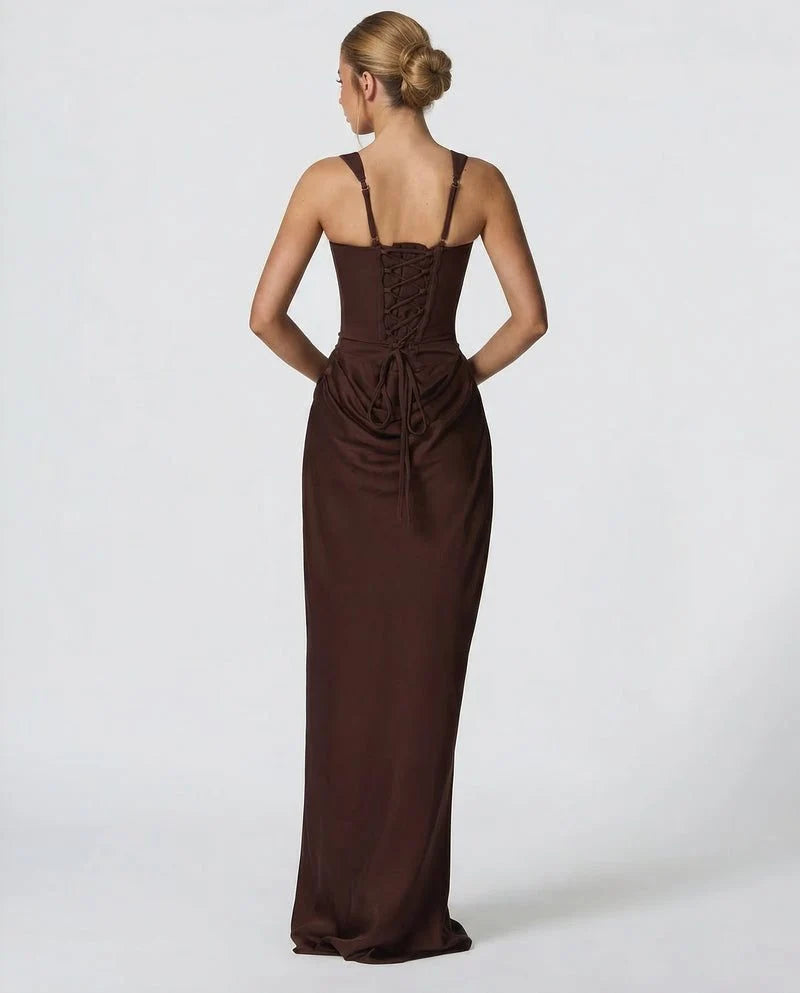 Carol | Women's Corset Maxi Dress