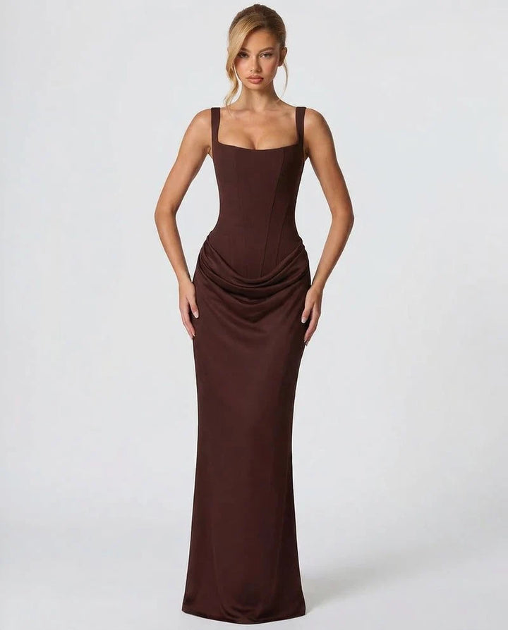 Carol | Women's Corset Maxi Dress