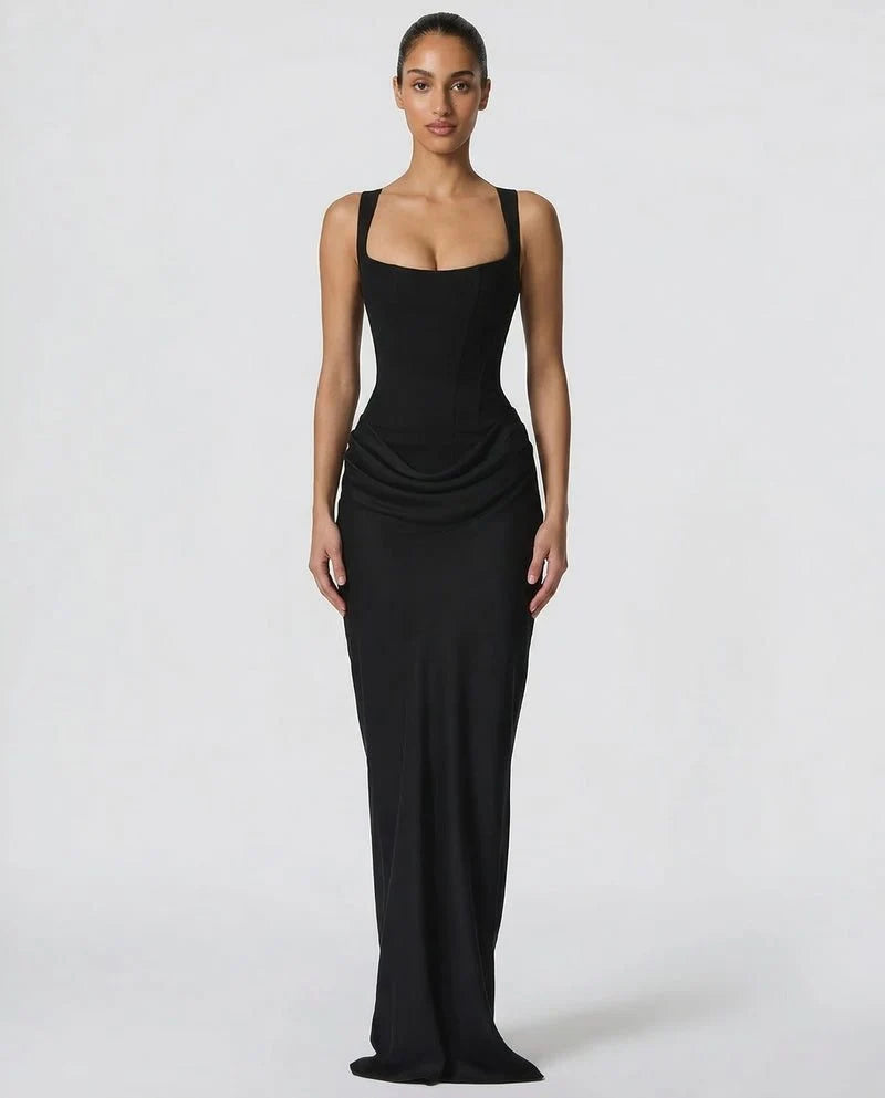 Carol | Women's Corset Maxi Dress