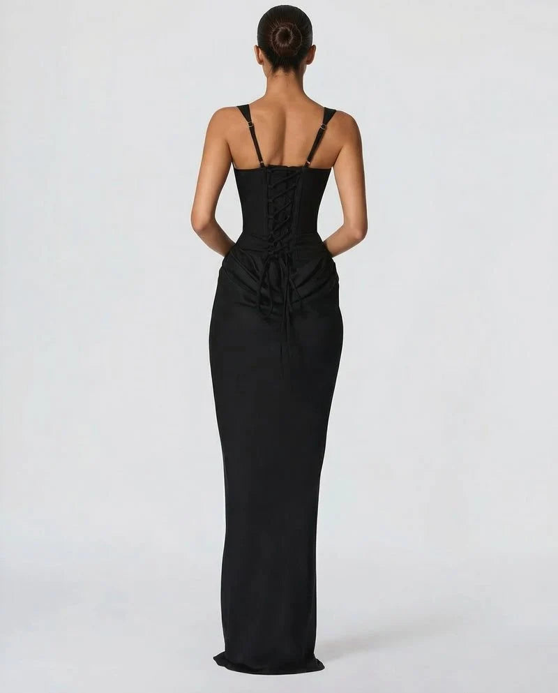 Carol | Women's Corset Maxi Dress
