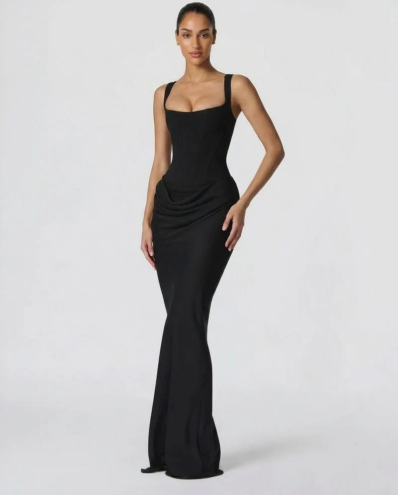 Carol | Women's Corset Maxi Dress