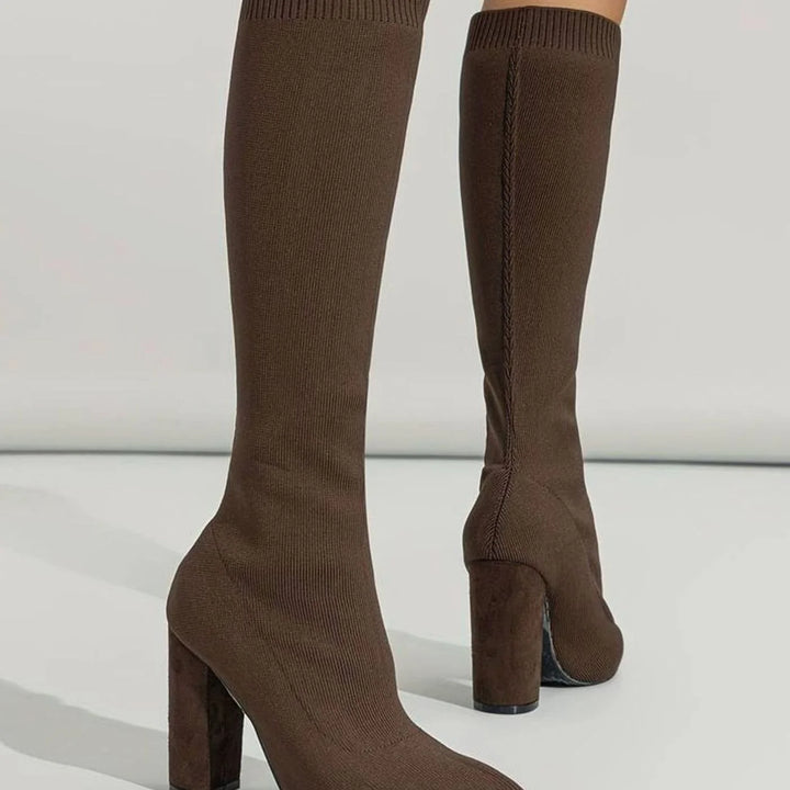 Carrie | Women's Knee-High Sock Boots