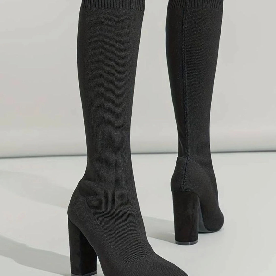 Carrie | Women's Knee-High Sock Boots
