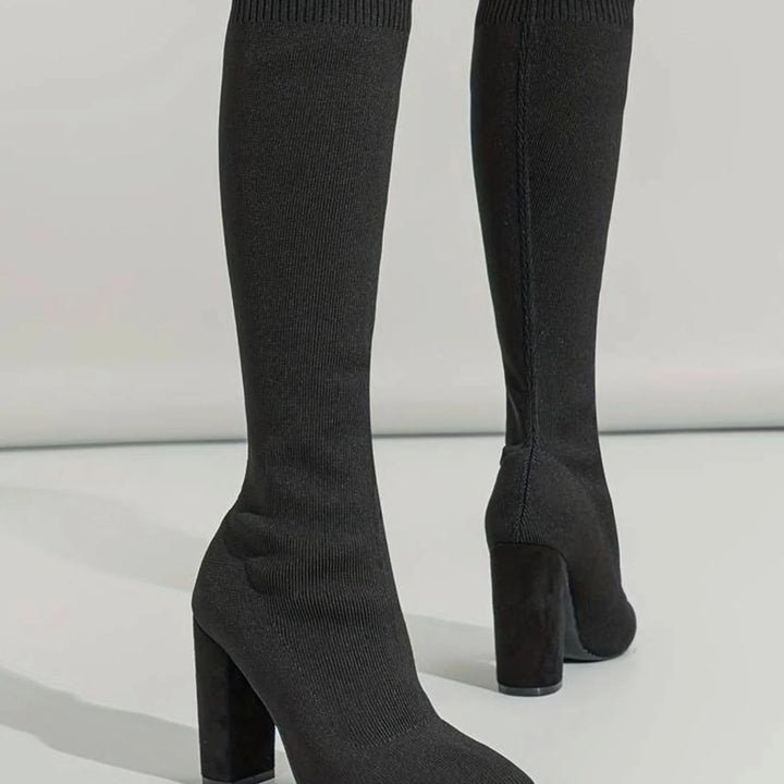 Carrie | Women's Knee-High Sock Boots