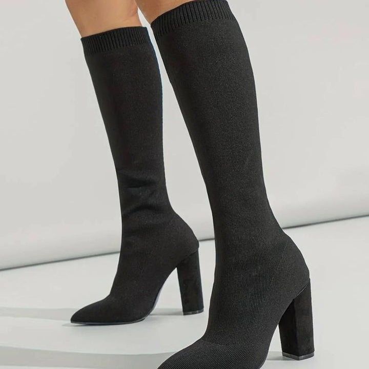 Carrie | Women's Knee-High Sock Boots