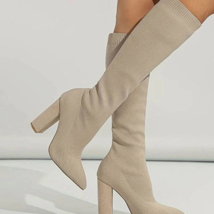 Carrie | Women's Knee-High Sock Boots