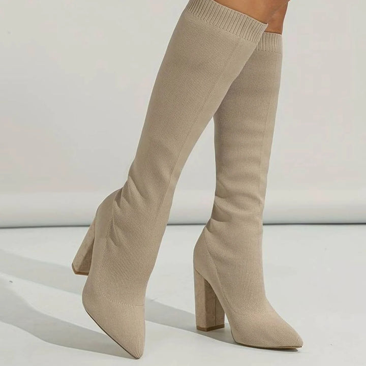 Carrie | Women's Knee-High Sock Boots