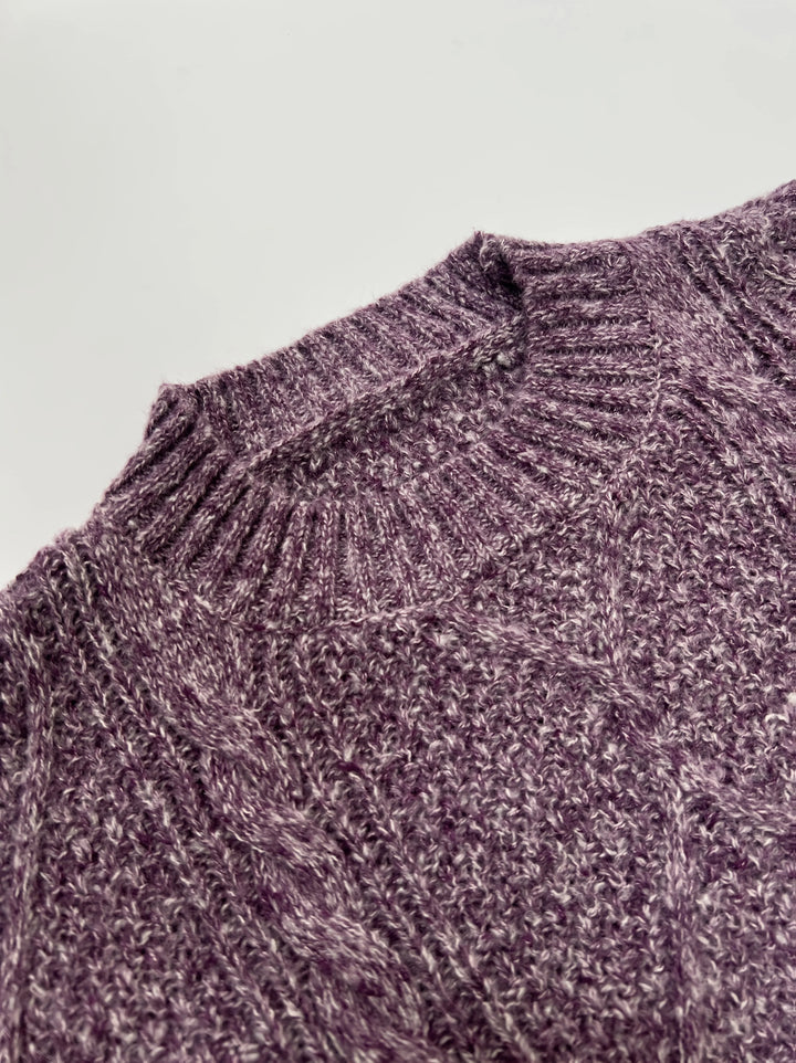 Cheryl | Women's Cable-Knit Sweater Dress