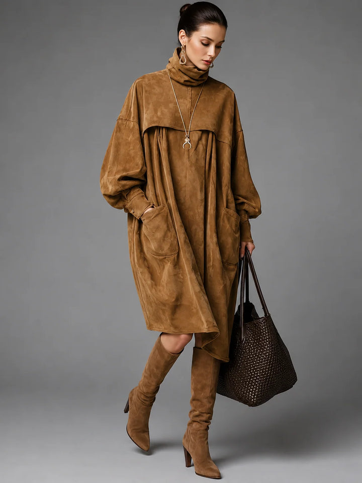 Chloe | Women's Oversized Turtleneck Dress