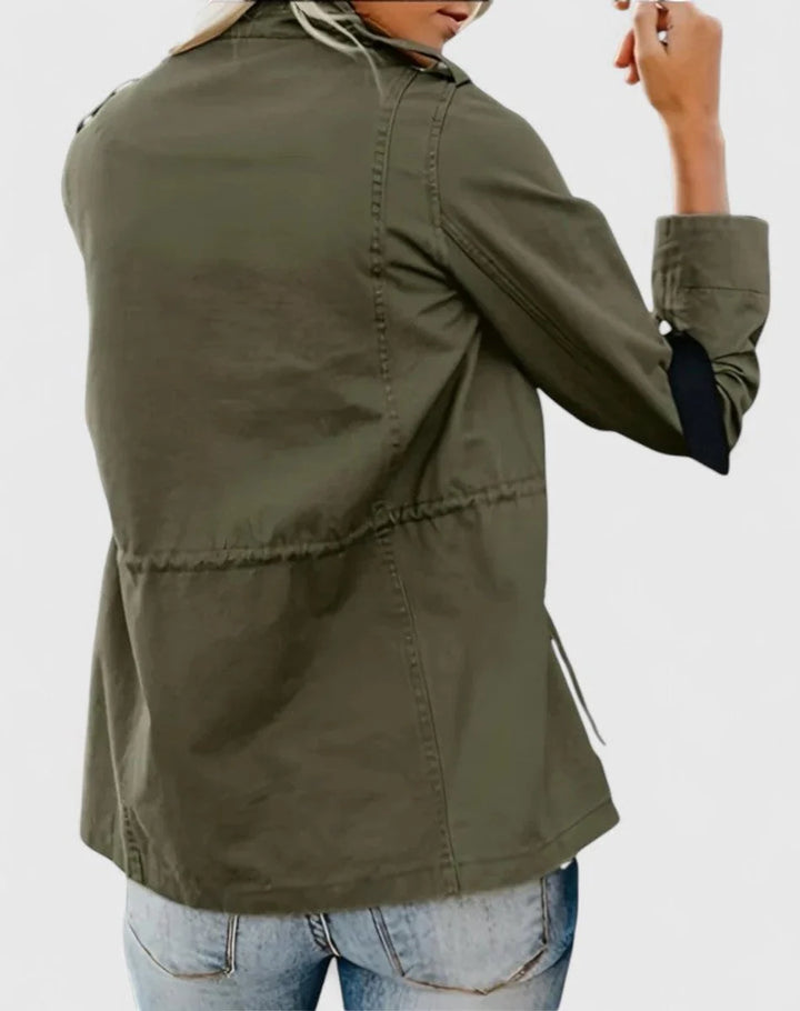 Christine | Women's Utility Jacket with Drawstring Waist