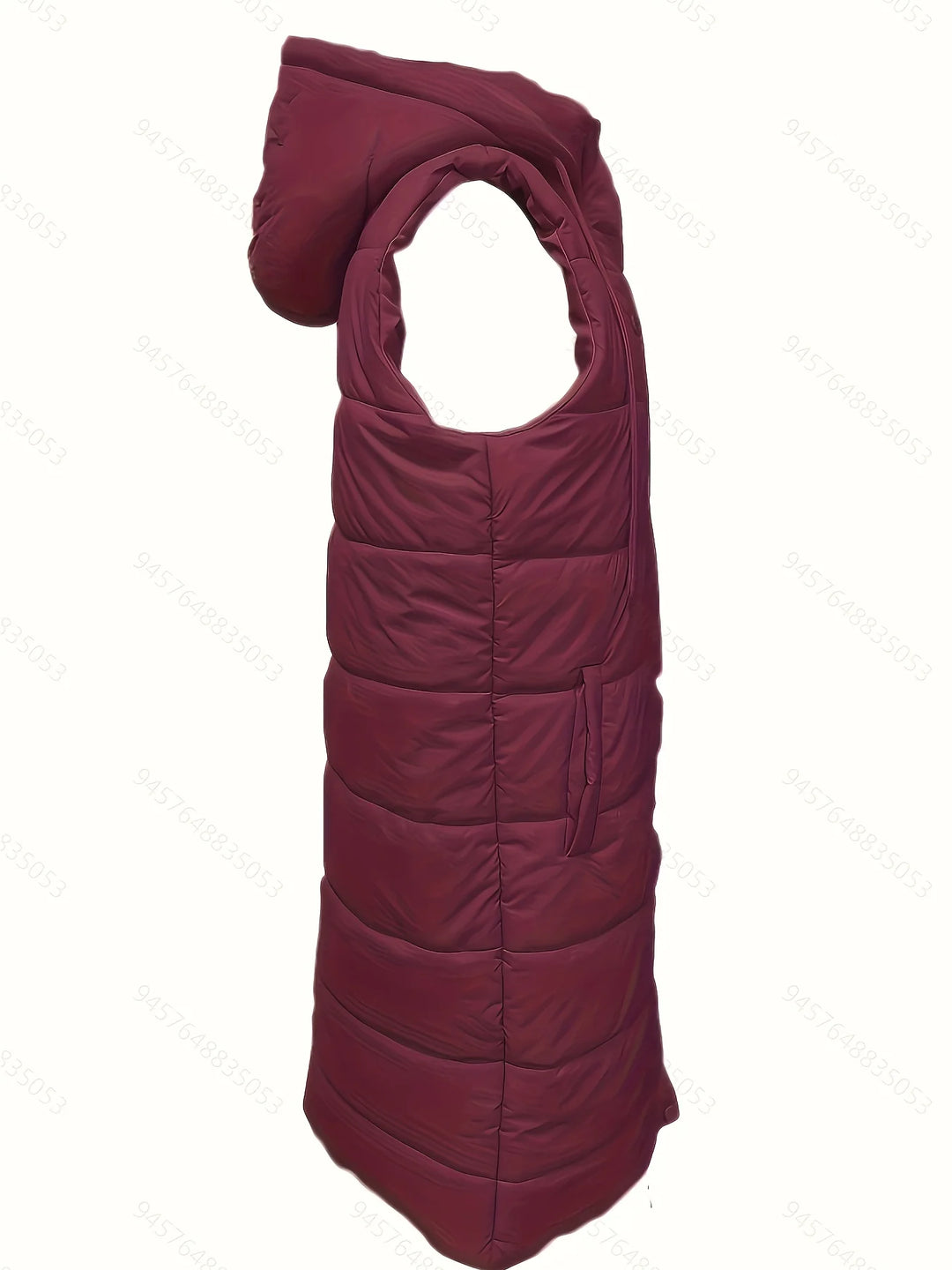 Claudine | Women's Longline Hooded Puffer Vest