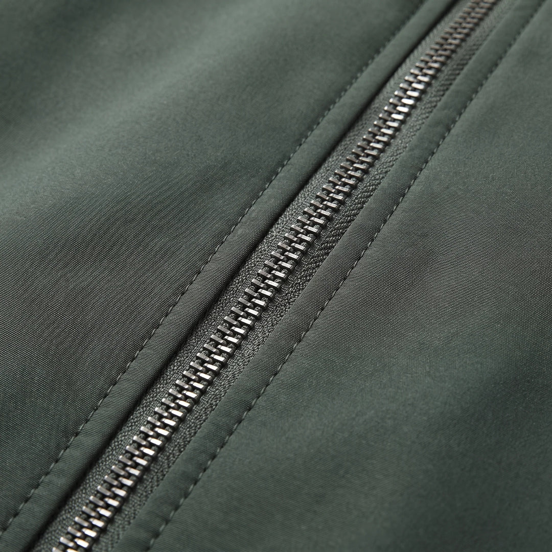 Clive | Men's Quilted Zip Up Puffer Bomber Jacket