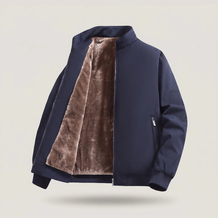 Clive | Men's Quilted Zip Up Puffer Bomber Jacket