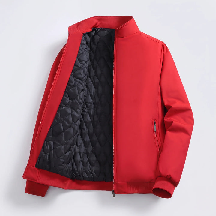 Clive | Men's Quilted Zip Up Puffer Bomber Jacket