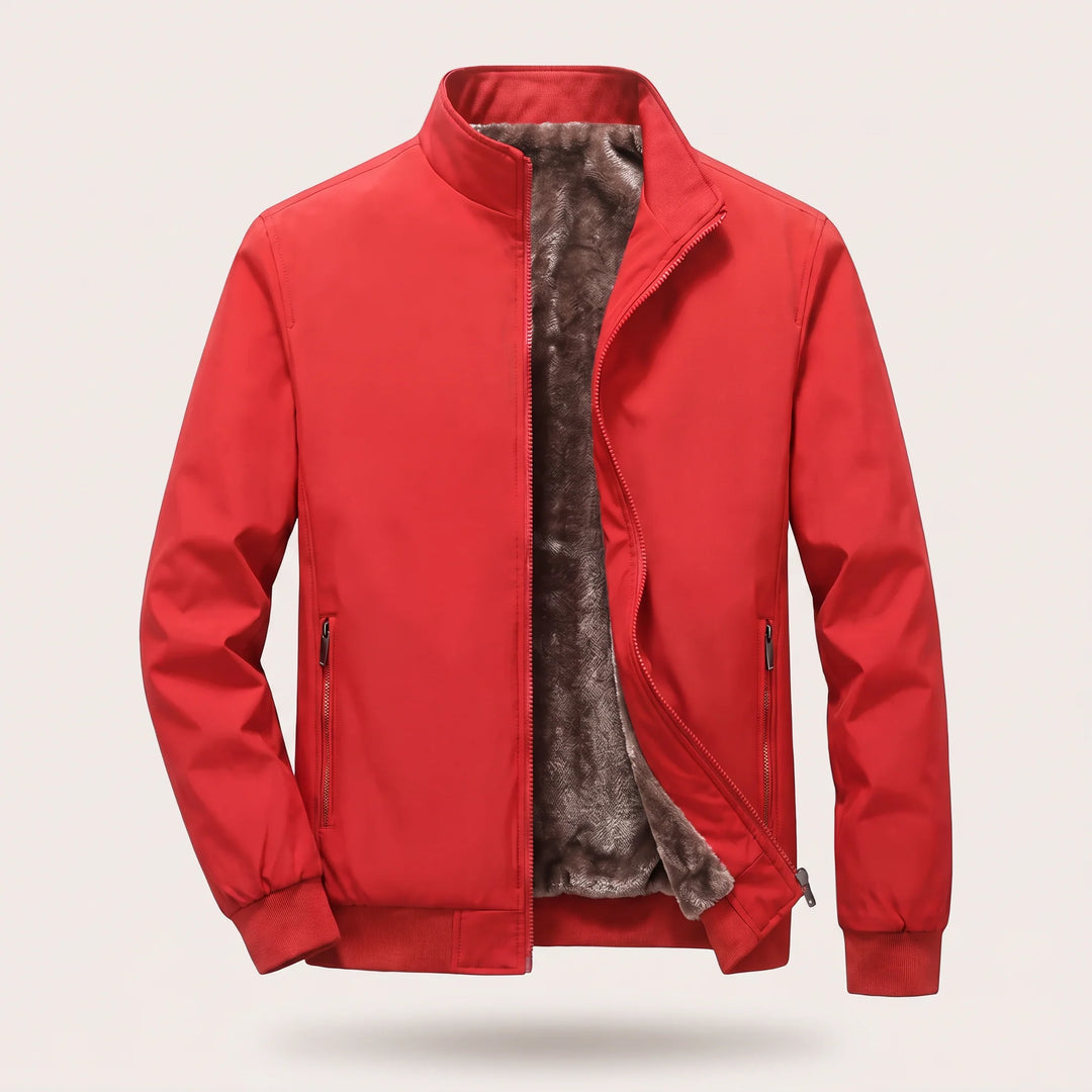 Clive | Men's Quilted Zip Up Puffer Bomber Jacket