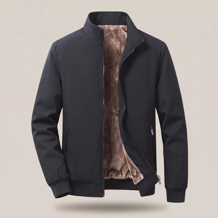 Clive | Men's Quilted Zip Up Puffer Bomber Jacket