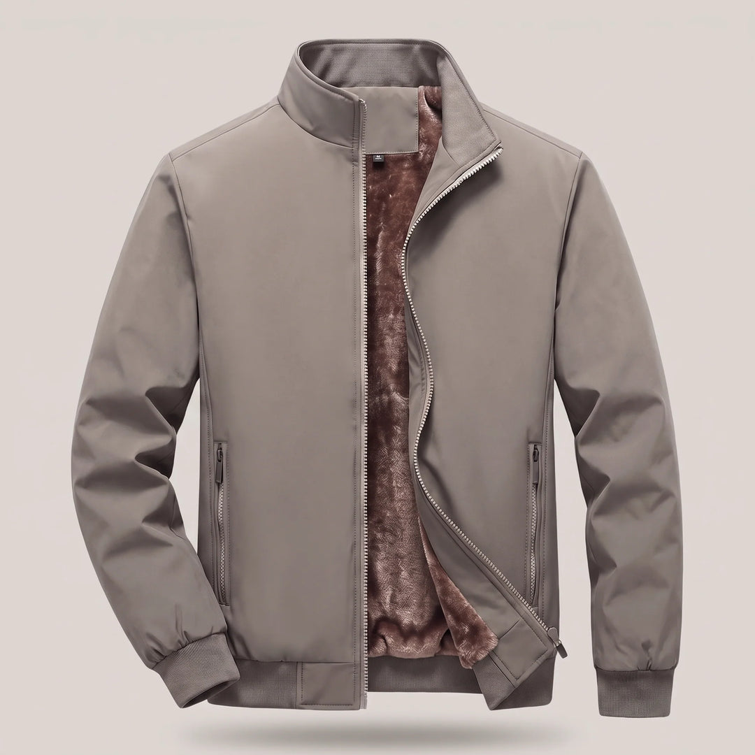 Clive | Men's Quilted Zip Up Puffer Bomber Jacket