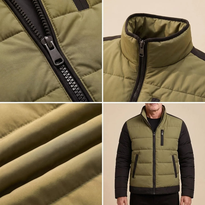 Colin | Men's Two Tone Lightweight Quilted Jacket