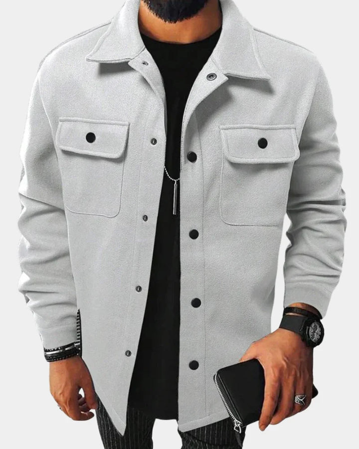 Craig | Men's Relaxed Button Down Winter Shirt Jacket