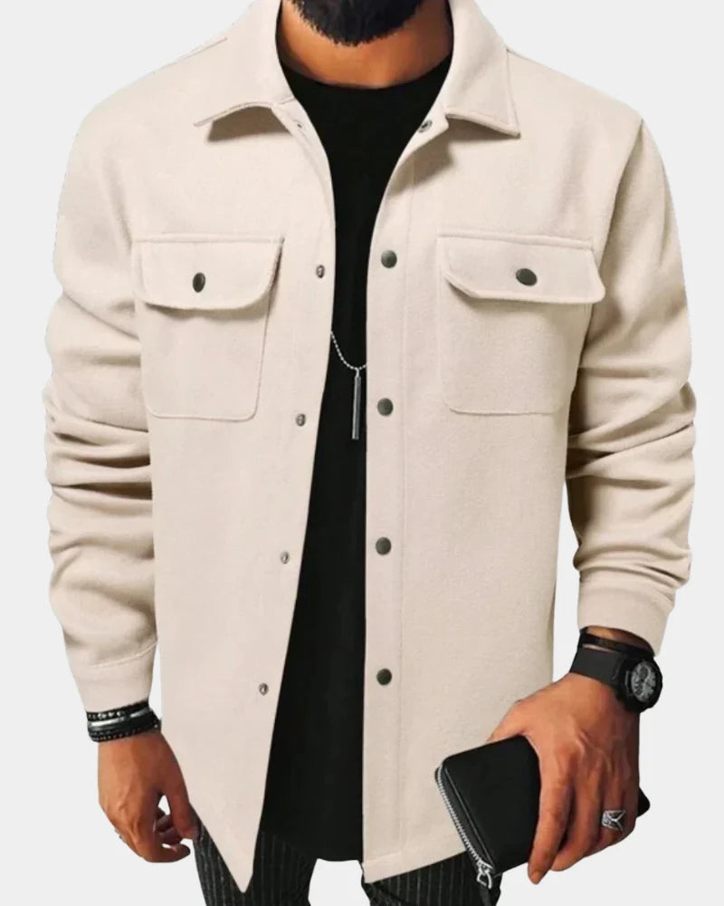 Craig | Men's Relaxed Button Down Winter Shirt Jacket