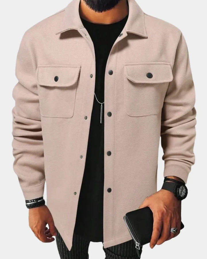 Craig | Men's Relaxed Button Down Winter Shirt Jacket