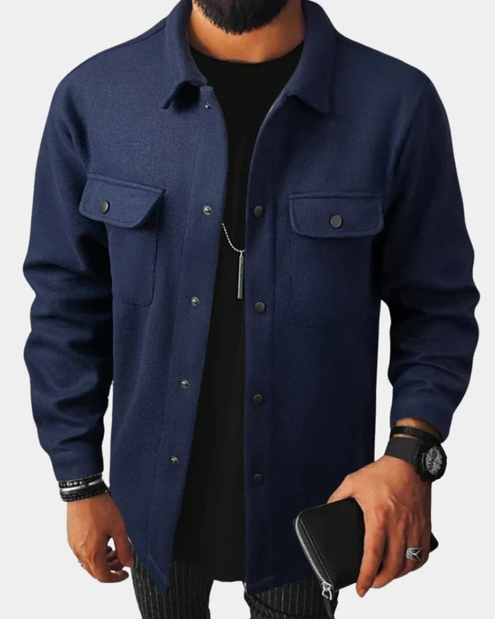 Craig | Men's Relaxed Button Down Winter Shirt Jacket