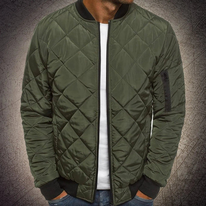 Curtis | Men's Quilted Bomber Jacket