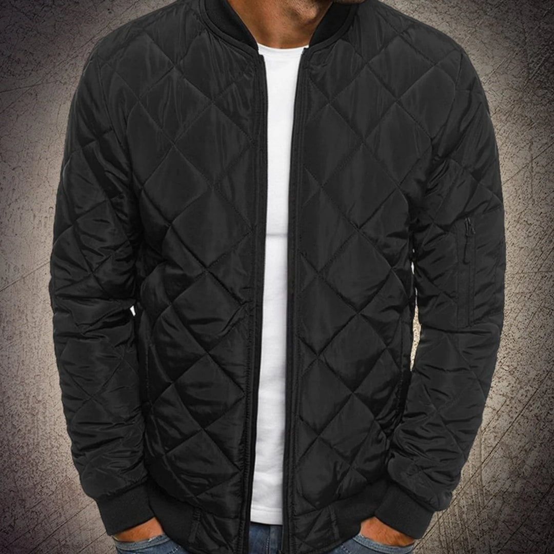 Curtis | Men's Quilted Bomber Jacket
