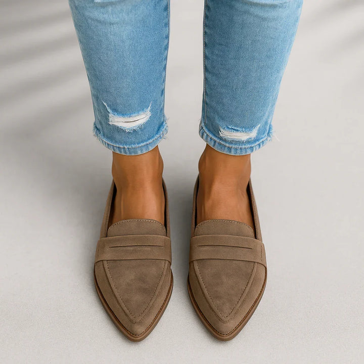 Deborah | Women's Pointed-Toe Slip-On Loafers