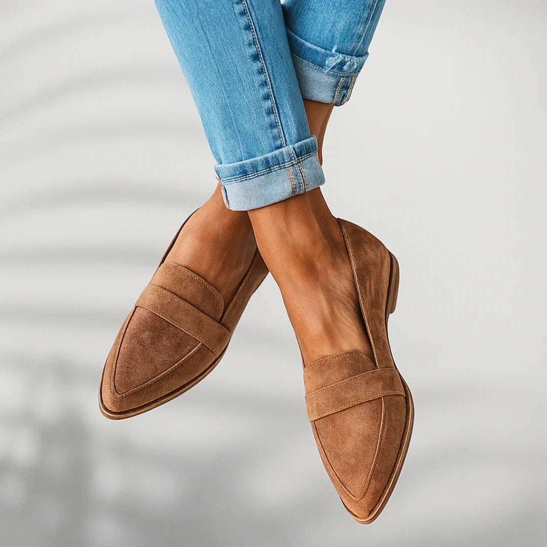 Deborah | Women's Pointed-Toe Slip-On Loafers
