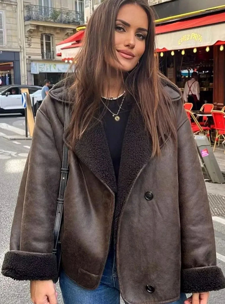 Debra | Women's Oversized Double-Breasted Jacket