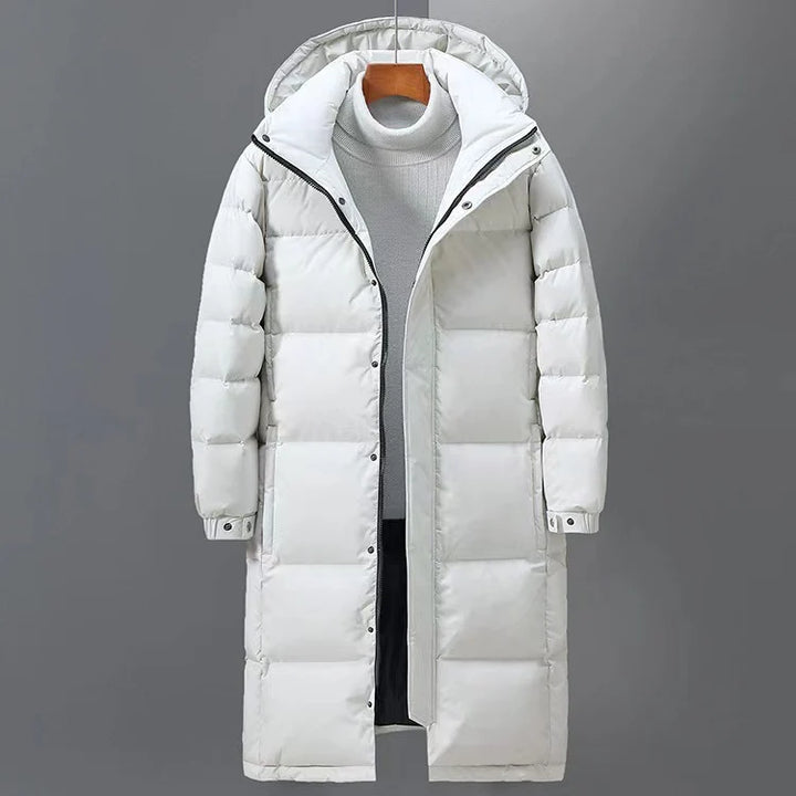 Declan | Men's Hooded Puffer Long Winter Coat
