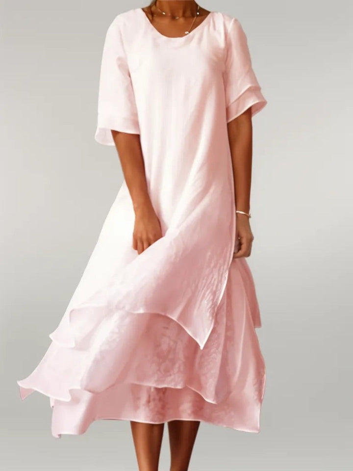 Olivia – Effortless Flowing Midi Dress
