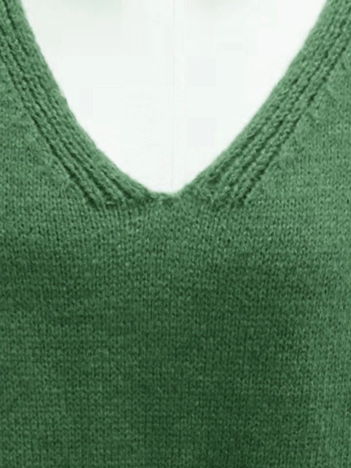 Denise | Women's Relaxed V-Neck Sweater