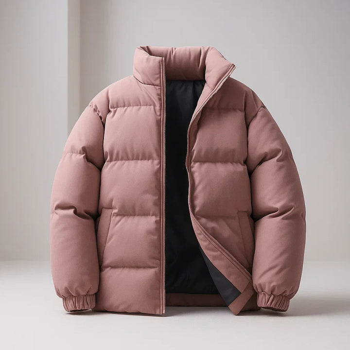 Desmond | Men's Puffer Jacket Diamond Quilting High Collar
